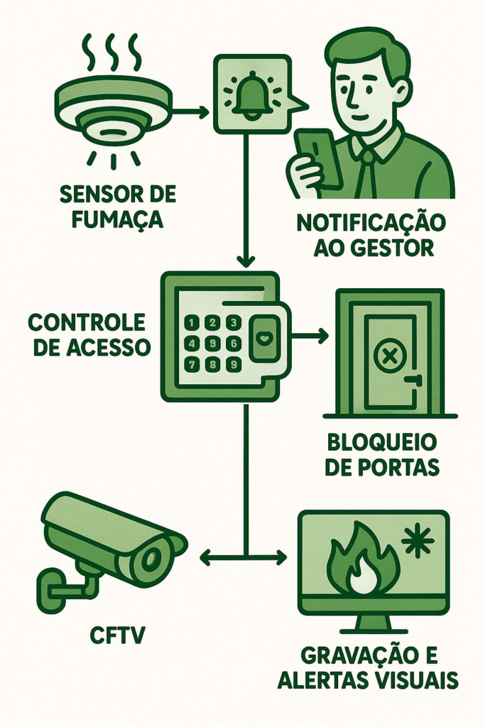 Fluxograma simplificado de integração